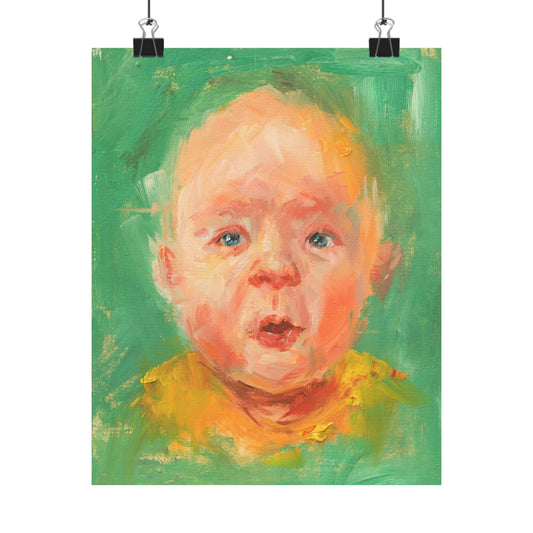 "Hank" - Oil Portriait Print (Day 210)