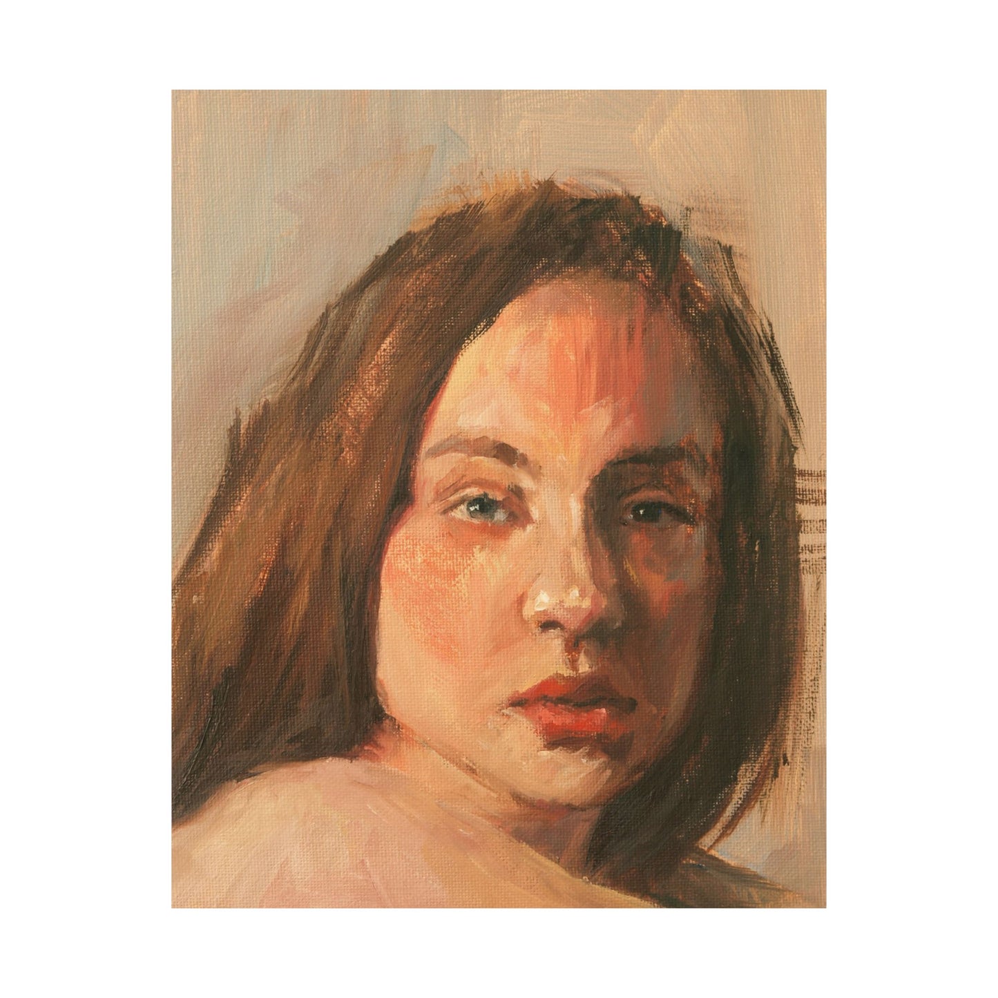 "Alba" - Oil Portriait Print (Day 262)