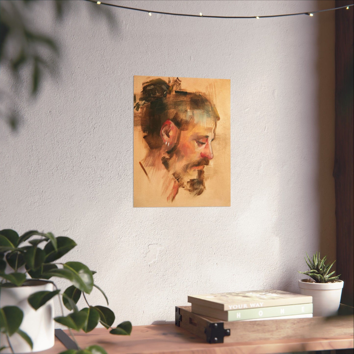 "Hugo" - Oil Portriait Print (Day 26)