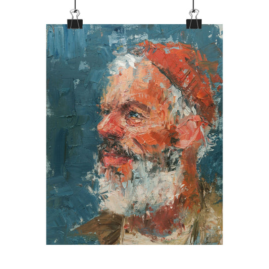 "Jerome" - Oil Portriait Print (Day 190)