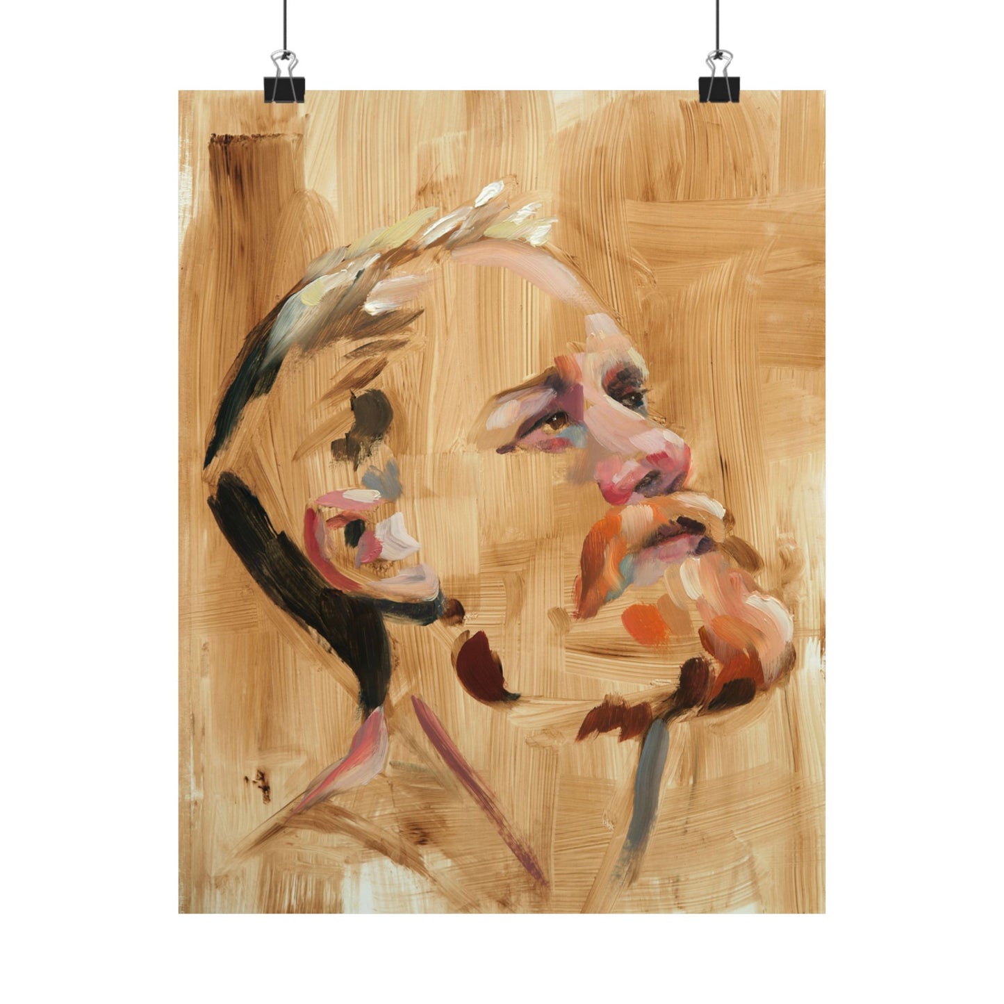 "Gregory" - Oil Portriait Print (Day 7)