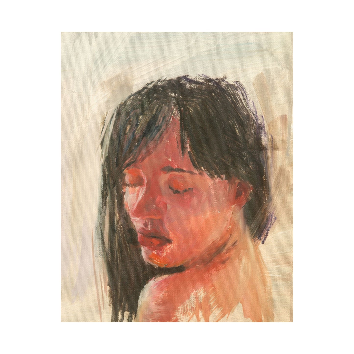 "Naomi" - Oil Portriait Print (Day 264)