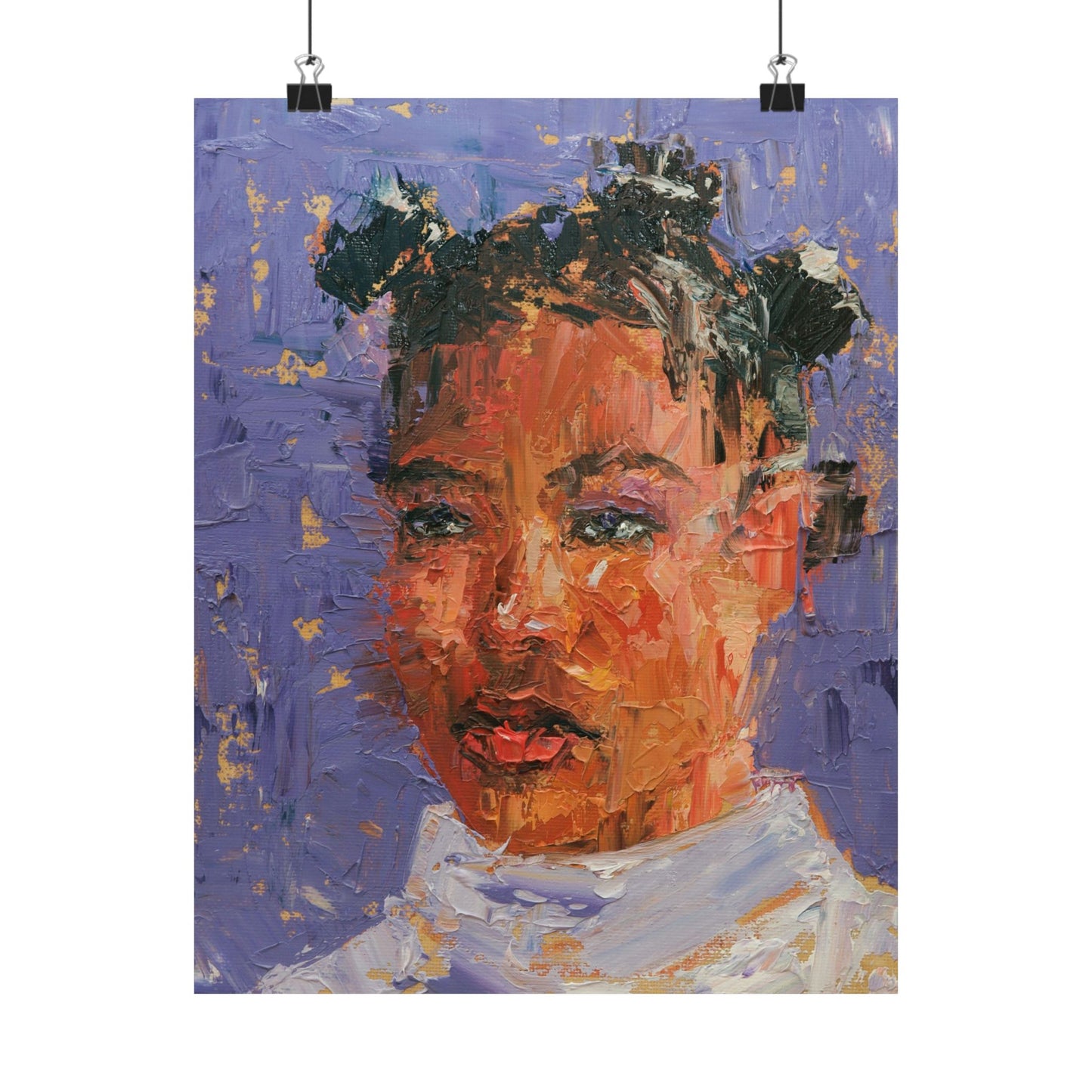 "Zoe" - Oil Portriait Print (Day 1780)