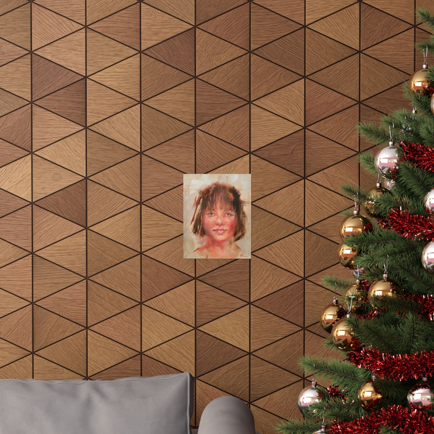 "Tara" - Oil Portriait Print (Day 141)