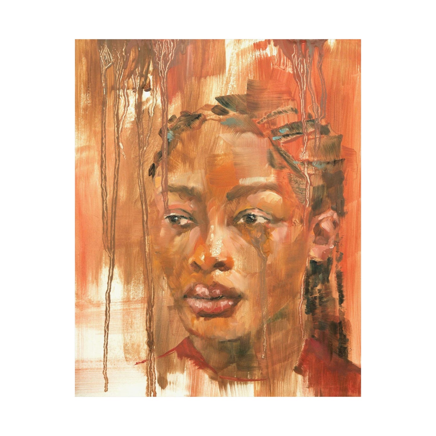 "Joana" - Oil Portriait Print (Day 44)