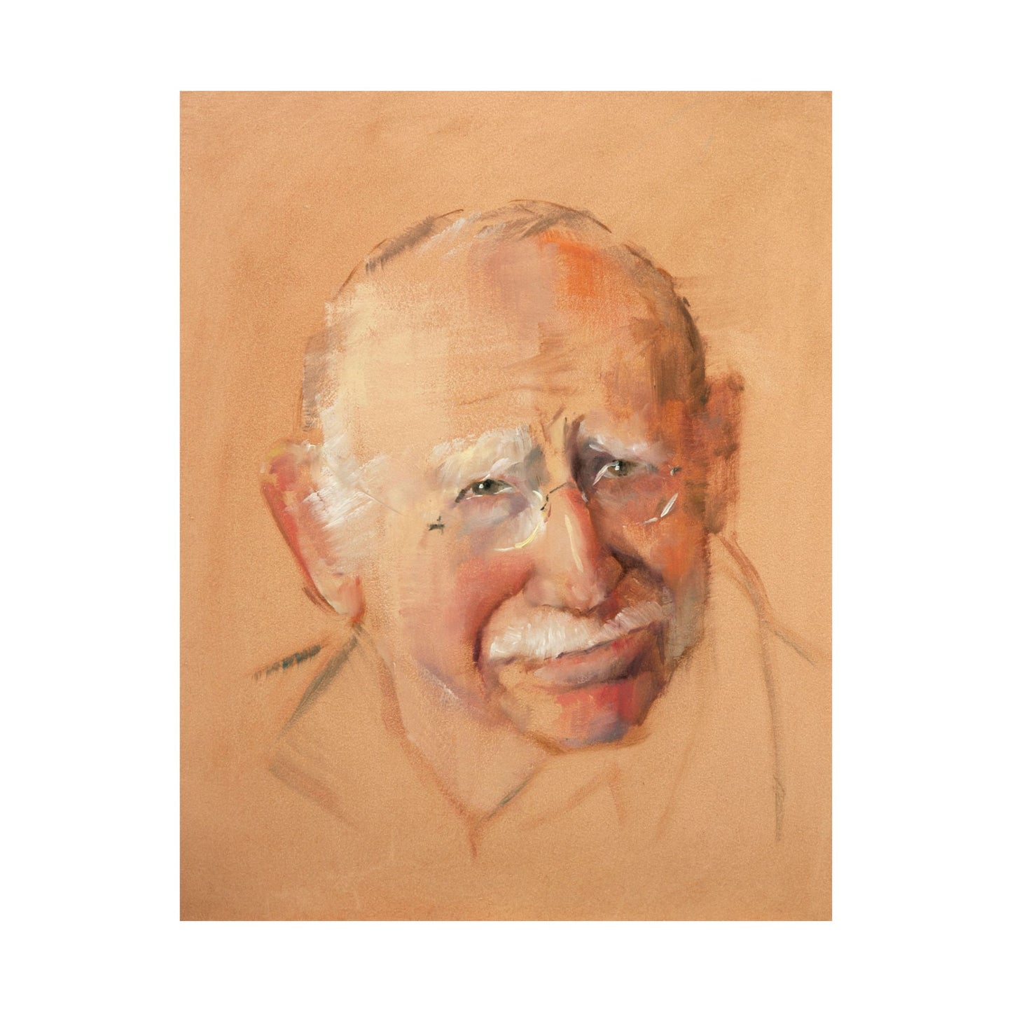 "Leopold" - Oil Portriait Print (Day 28)