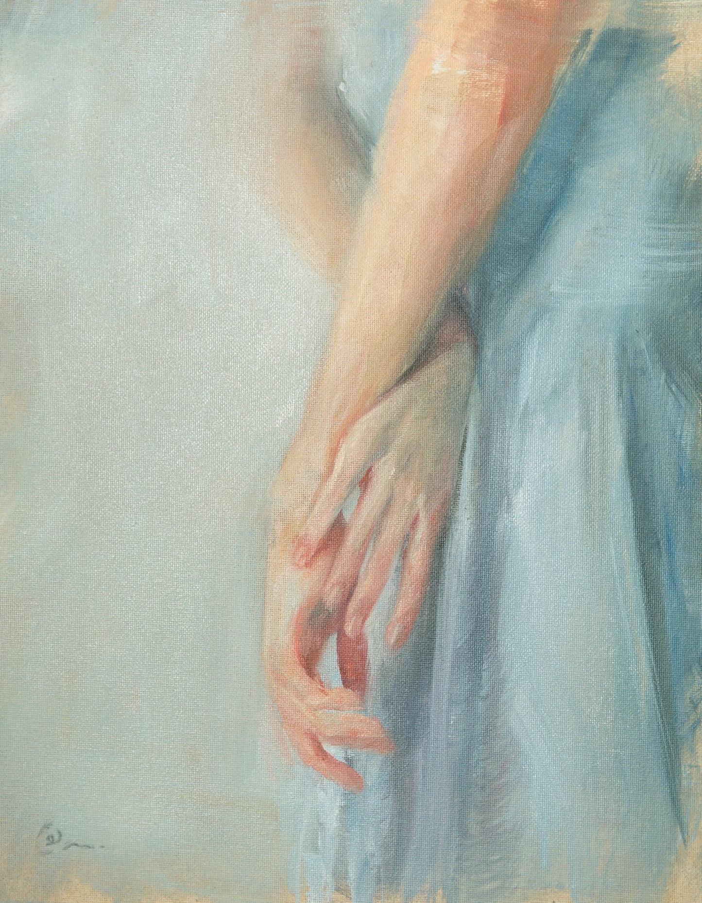 "Tangled hands" - Framed