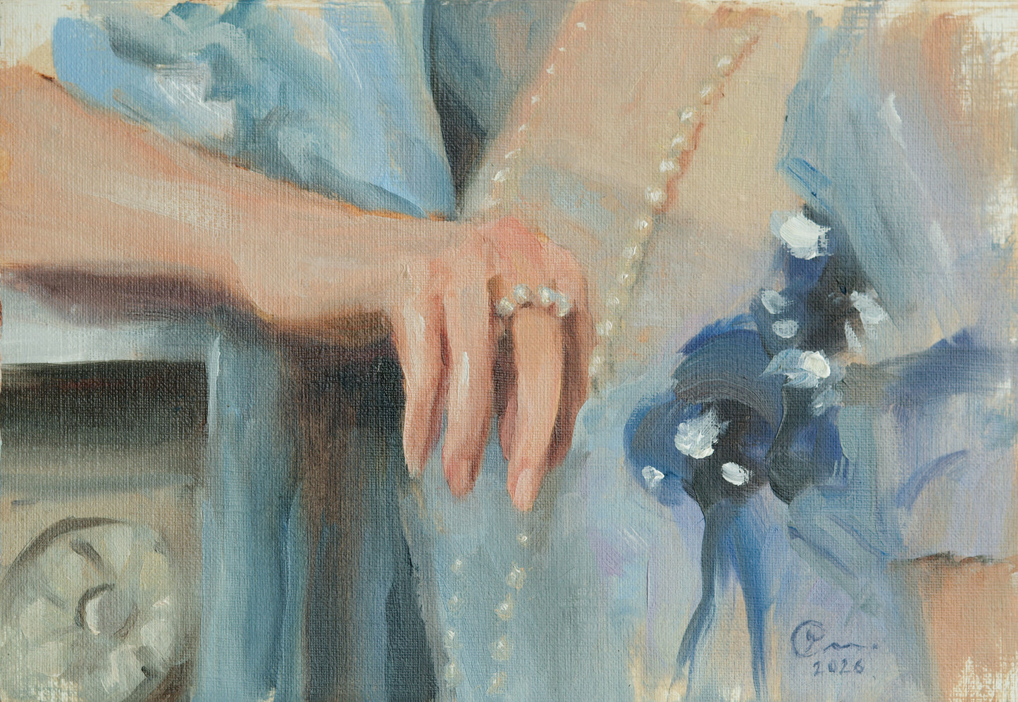 "Hand study after Sargent I" - Framed