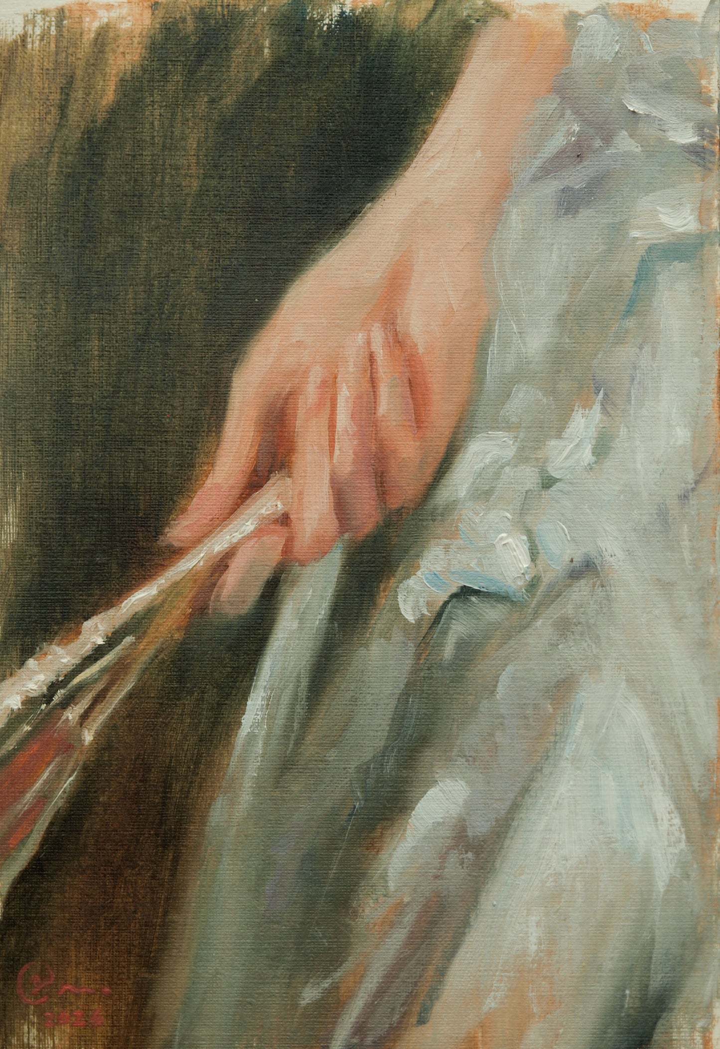 "Hand study after Sargent II" - Framed